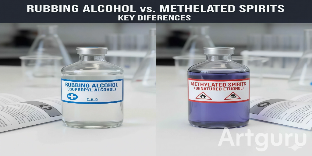How Rubbing Alcohol Differs from Methylated Spirits?