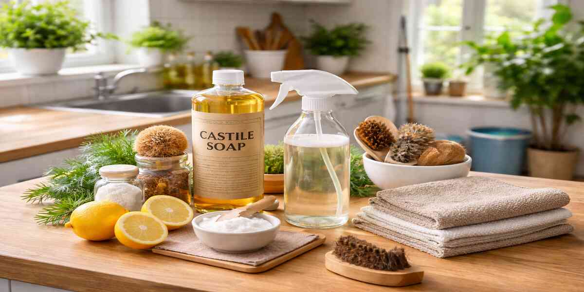 A Step by Step Guide to Clean the House with Castile Soap