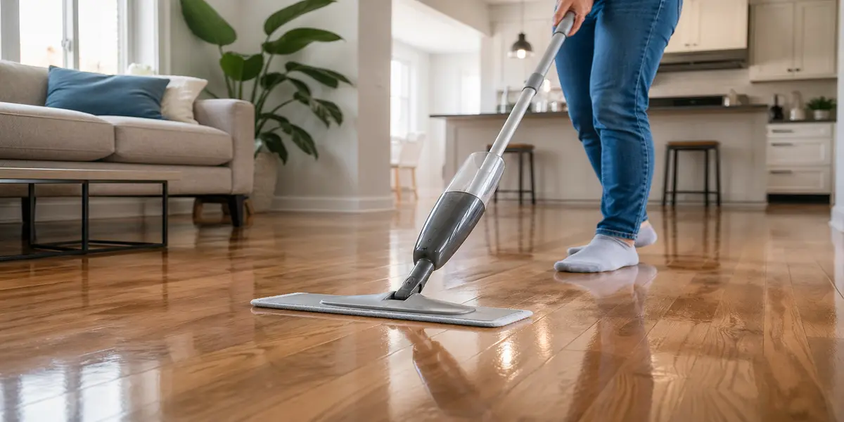 How to Clean Floors Without Streaks Using a Spray Mop?